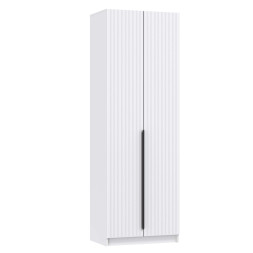 Шкаф 2-х створчатый 67.14 Брандо, МДФ белый (h 238 см) 