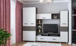 Шкаф двустворчатый В20 Виора, Ясень Анкор